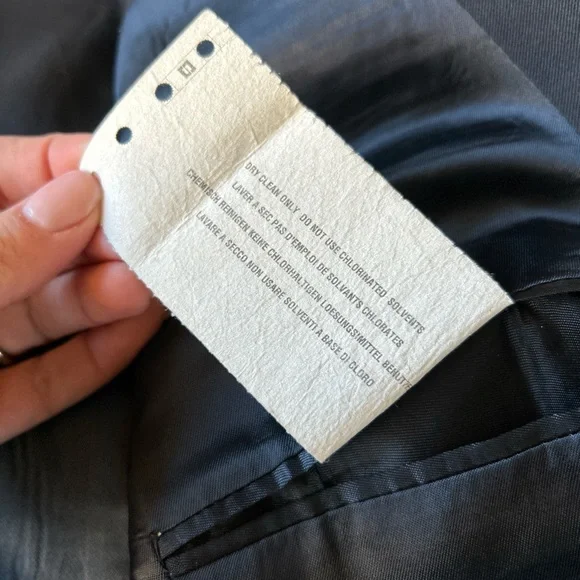 Italian Pure Virgin wool 44 Gold Button Double Breast Sport Coat academia preppy - Picture 5 of 16